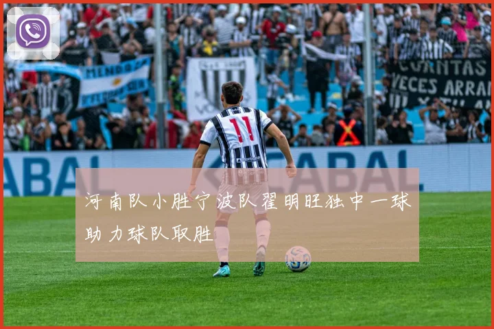 河南队小胜宁波队翟明旺独中一球助力球队取胜