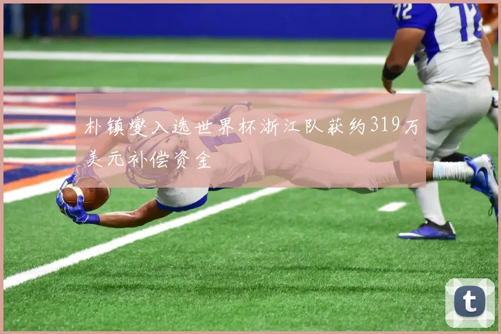朴镇燮入选世界杯浙江队获约319万美元补偿资金